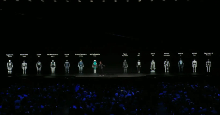 CES 2025:英伟达的机器人军团,近半来自中国