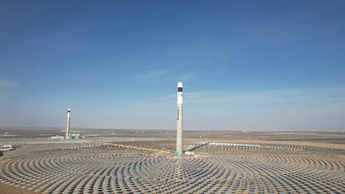 全球首座 双塔一机 | 和利时助力全球首座“双塔一机” 三峡恒基能脉瓜州70万千瓦“光热储能+”项目成功并网