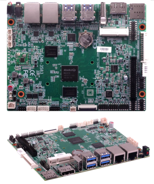 华北工控EMB-3583:采用RK3576处理器的嵌入式AloT主板