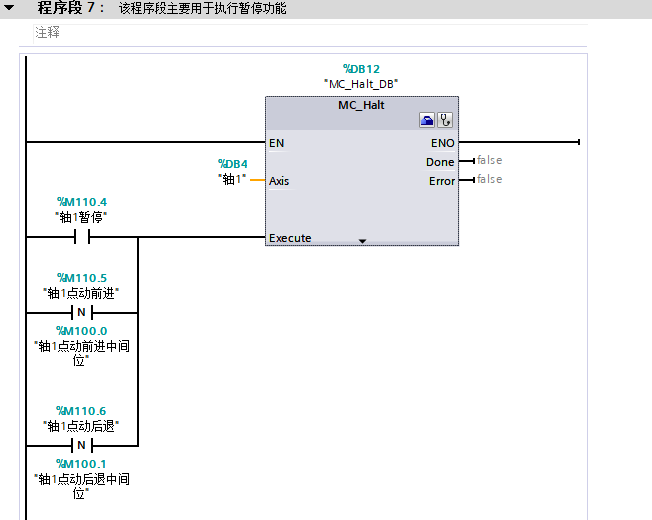 西门子1200PLC实用定位控制程序案例