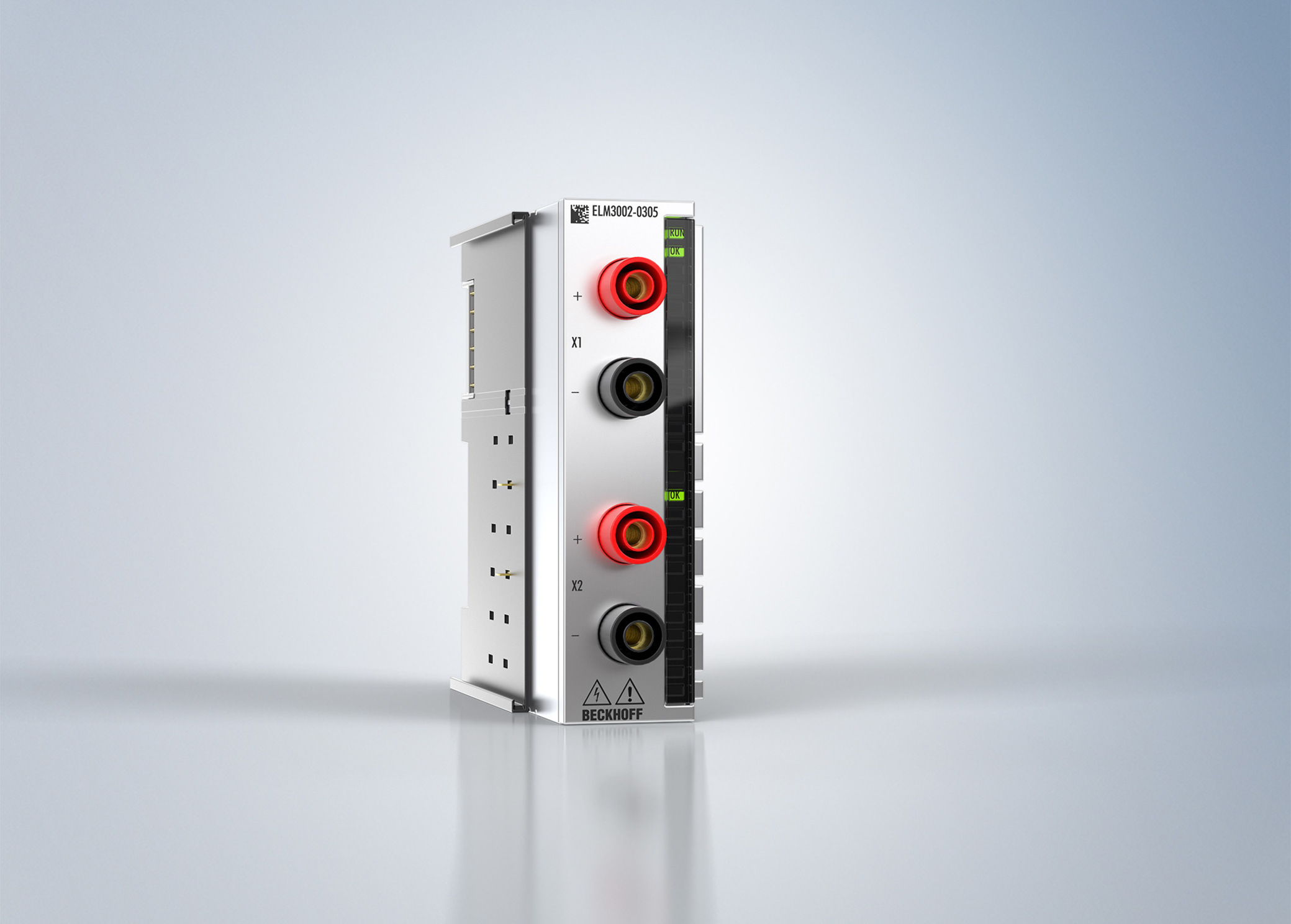 倍福 | 用于测量电池和发电机等设备电压的测量端子模块