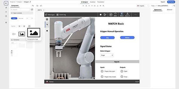 ABB重磅推出AppStudio™,无代码界面编程革新机器人集成体验