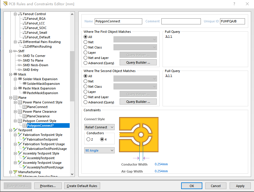 如何引脚接地十字焊盘,过孔完全接地?