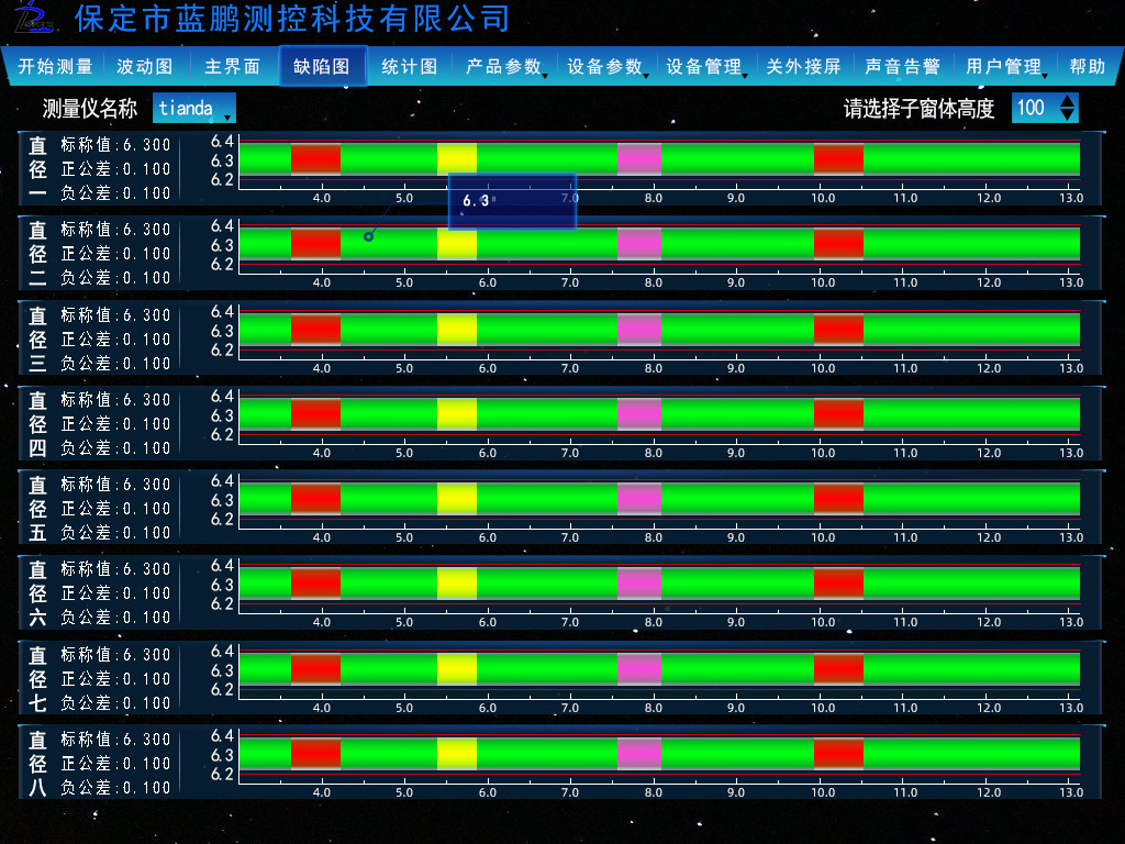 轧钢测径仪提供哪些详细数据依据？