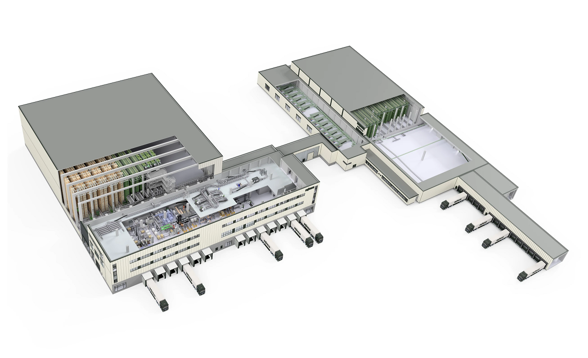 万可集团第一大自动化物流中心全面进阶 正式投入运营