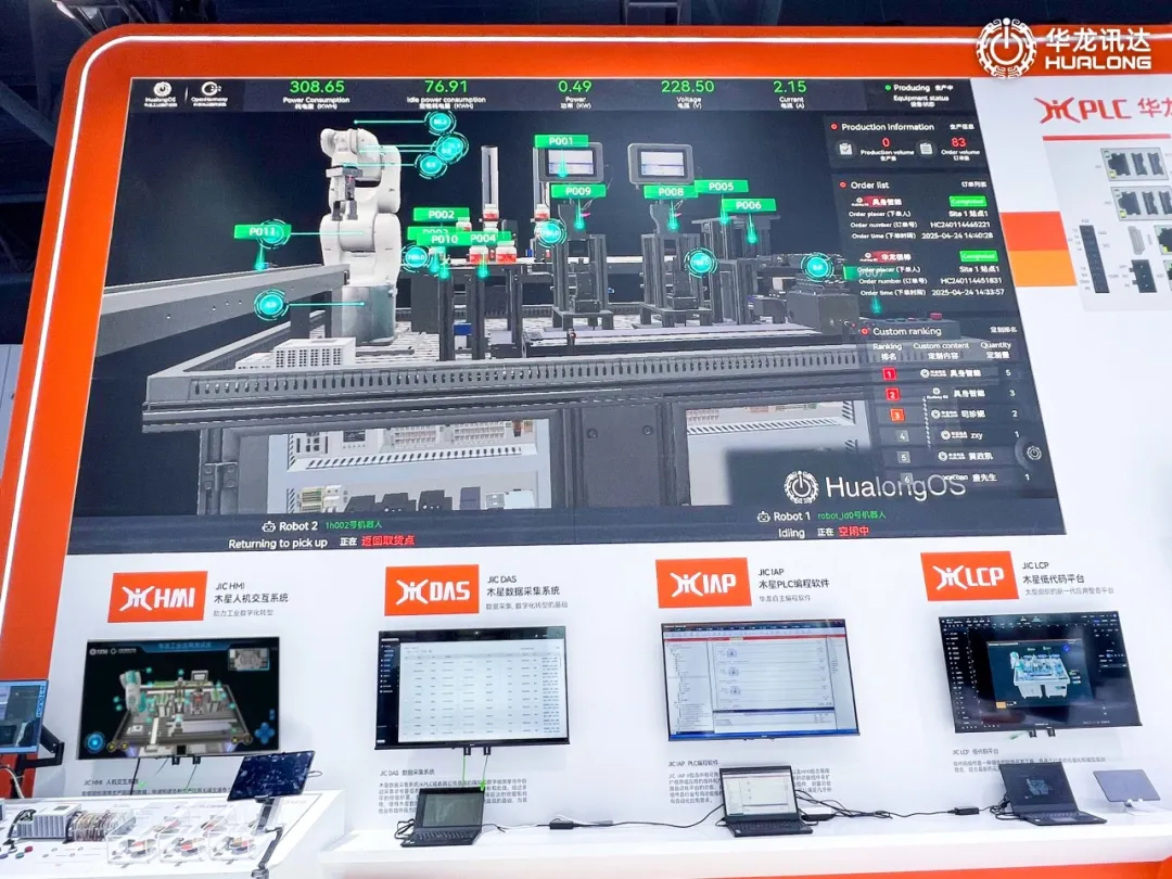 基于开源鸿蒙打造,华龙工业操作系统亮相2025成都工博会