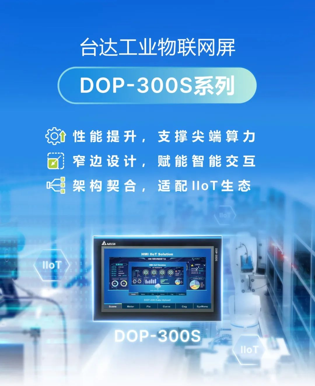当HMI遇见IIoT 台达DOP-300S重新定义智能制造交互体验