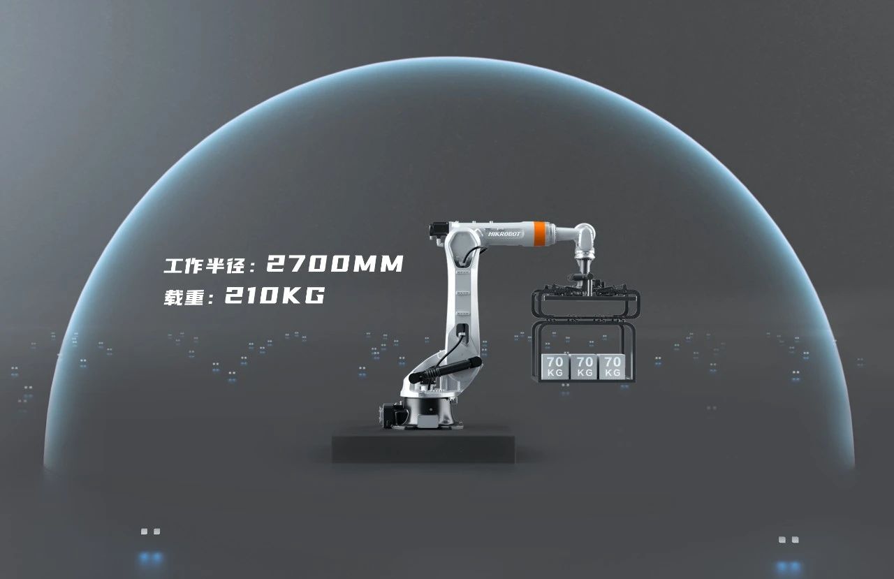 海康机器人165kg/210kg大负载机器人登场