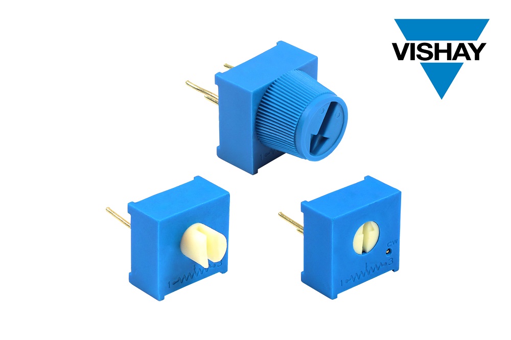 Vishay最新工业级3/8英寸方形单匝金属陶瓷微调器,优化PCB上的布局