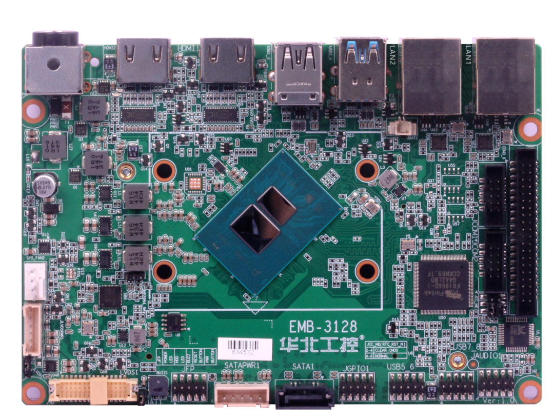 华北工控EMB-3128:支持Intel® Alder Lake-N系列处理器的3.5寸板
